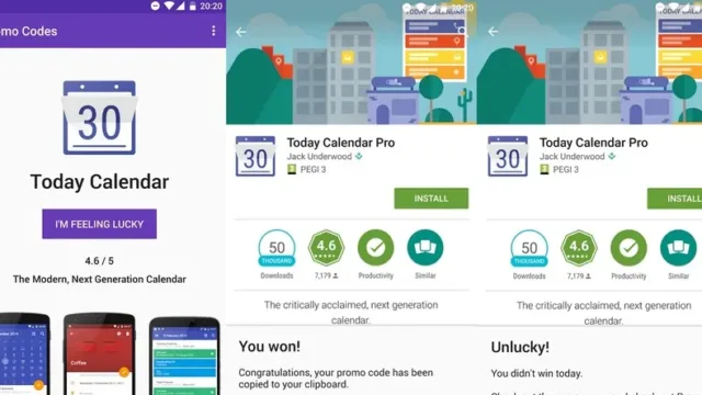 با اپلیکیشن Promo Codes هر روز یک اپلیکیشن پولی جایزه بگیرید!