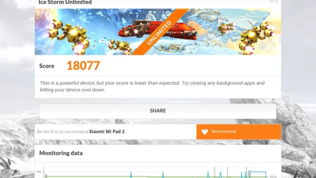 آزمایش پردازنده Mi Pad 2 شیائومی
