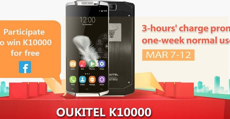 گوشی فوقالعاده Oukitel K10000 را با تخفیف ویژه خرید کنید