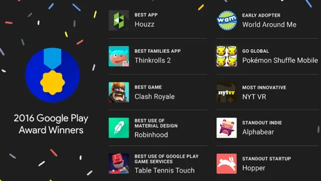 برندگان گوگل پلی جایزه گرفتند: Houzz؛ بهترین اپلیکیشن و کلش Clash Royale؛ بهترین بازی