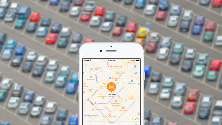 ثبت مکان پارک خودرو در iOS 10