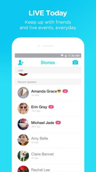 اپلیکیشن پیام رسان Snow