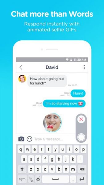 اپلیکیشن پیام رسان Snow