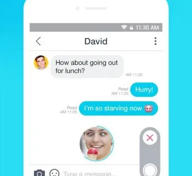 اپلیکیشن پیام رسان Snow