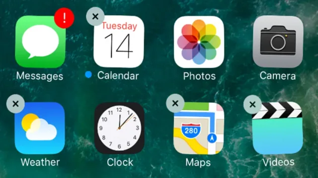 حذف اپلیکیشن های اپل در ios 10