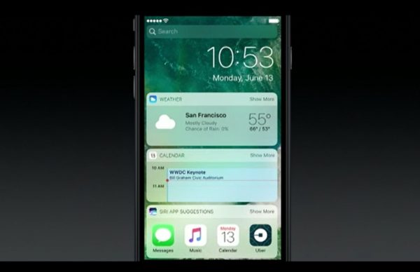 ویژگی های آی او اس ۱۰