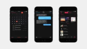 رابط کاربری تیره در iOS 10