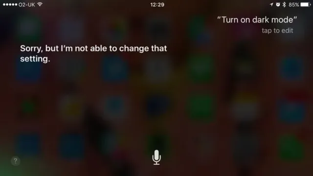 رابط کاربری تیره در iOS 10