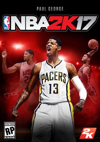 پاول جرج روی جلد NBA 2K17