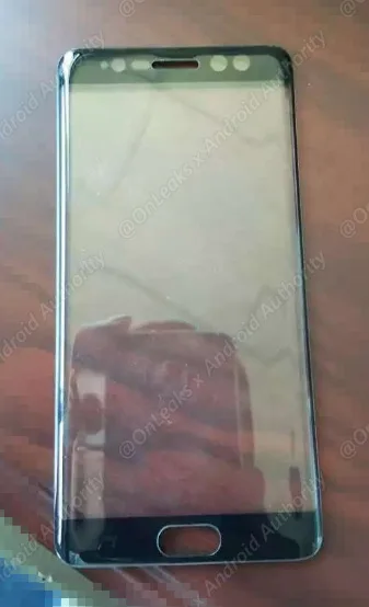 پنل جلویی Galaxy Note 7 سامسونگ