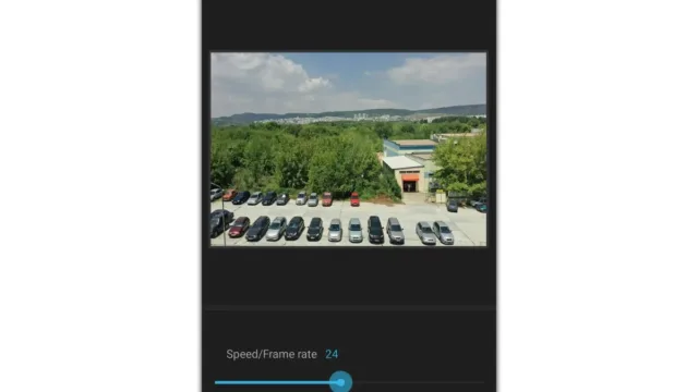 نمایی از محیط برنامه Motion