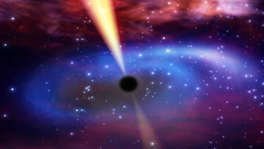 بلعیده شدن ستاره توسط سیاه چاله
