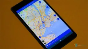 نمایی از اپلیکیشن Maps App Discovery در ویندوز ۱۰ با نقشه گوگل نمایی از اپلیکیشن Maps App Discovery در ویندوز ۱۰ با نقشه گوگل