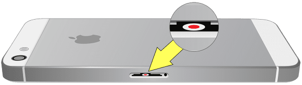 نشانگر آب خوردگی 5 iphone