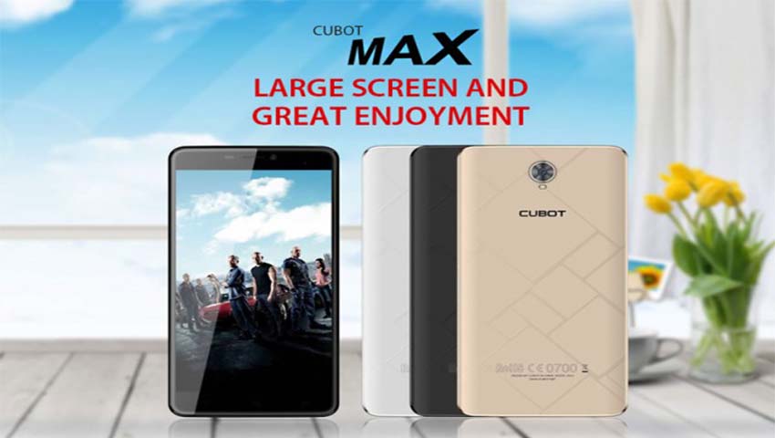 معرفی گوشی Cubot Max به همراه سیستم‎عامل اندروید 6.0 و چیپست 8 هسته‎ای