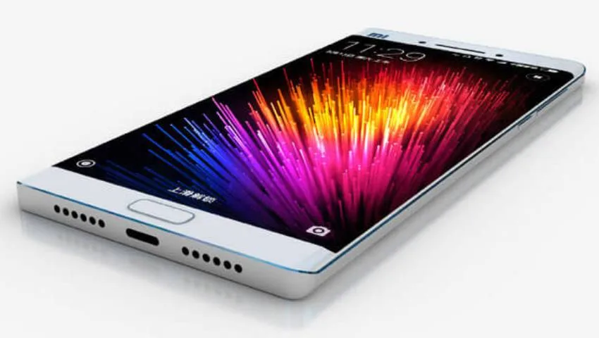 رندرهای جدید لو رفته از Xiaomi Mi Note 2 صفحه نمایش خمیده و دوربین دوگانه را تأیید می‌کند