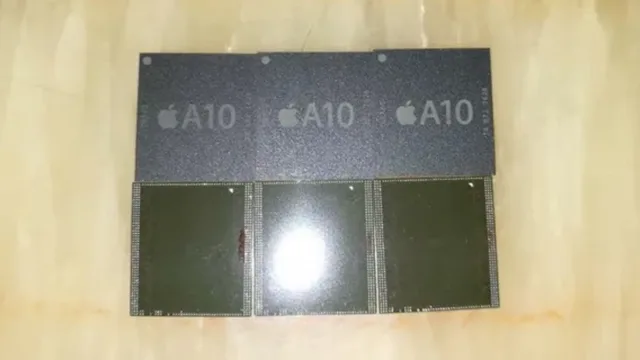 اولین تصویر از پردازنده A10 اپل منتشر شد