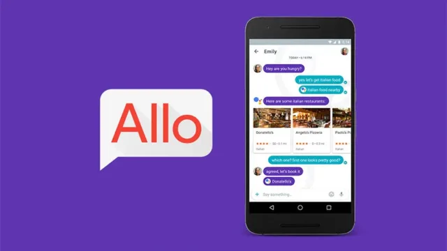 پیام رسان Google Allo
