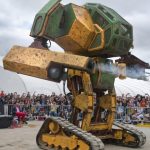روبات‌ های جنگنده‌ غول پیکر به دنیای واقعی می‌آیند؛ ساخت ربات 10 تنی 350HP [تماشا کنید]