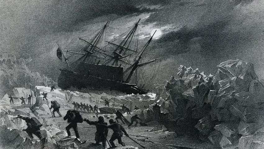 کشتی غرق شده HMS Terror پس از 168 سال، در زیر دریای قطب شمال پیدا شد!