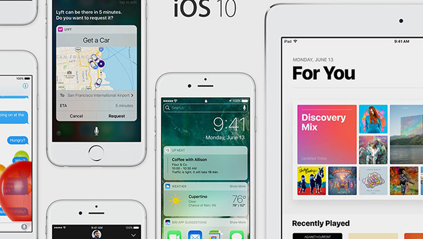 تاریخ و زمان انتشار iOS 10 به همراه لیست دستگاه‎های سازگار