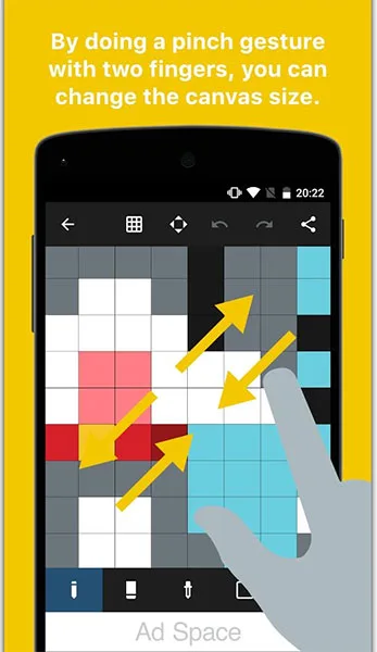 اپلیکیشن Pixel Art Maker (تصویر 1)