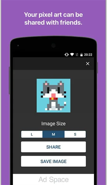 اپلیکیشن Pixel Art Maker (تصویر 3)