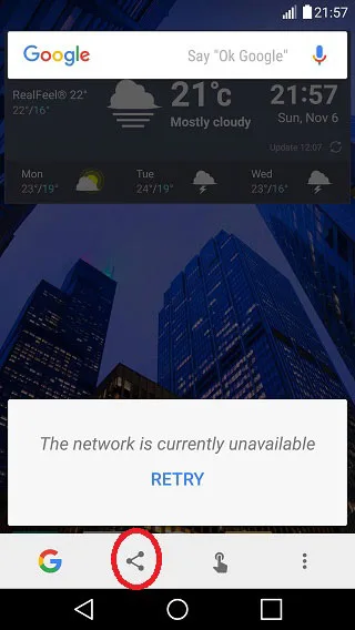 قابلیت Google Now on Tap