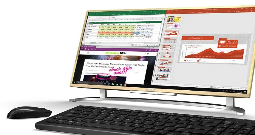 رونمایی ایسر از کامپیوتر یکپارچه باریک Aspire C Series