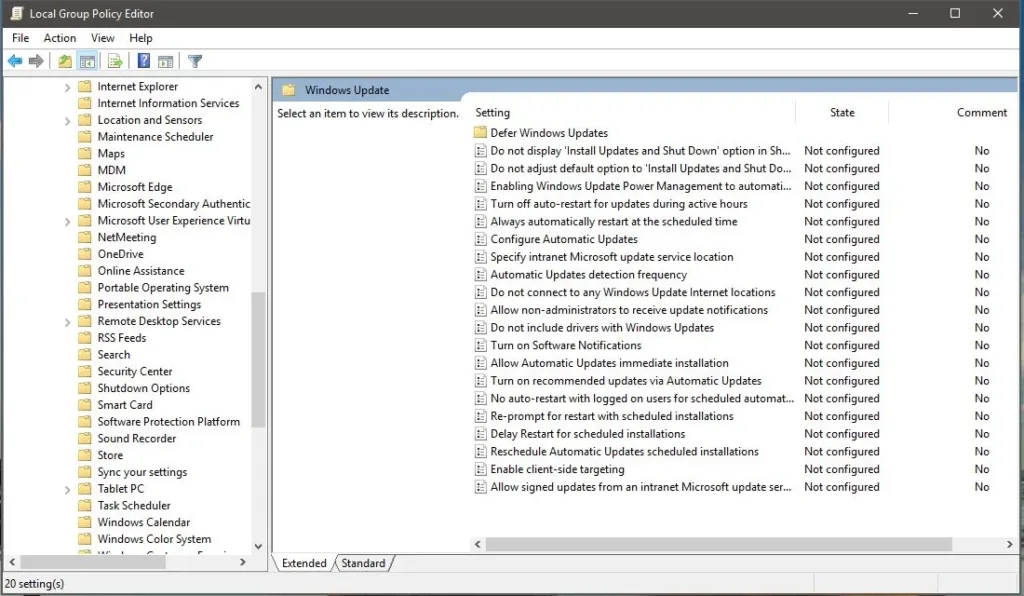 control-windows-10-update-group-policy