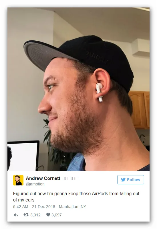 Tuck your AirPods into your earlobes and never lose them-1