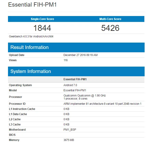 نتایج بنچمارک اسنپدراگون 835