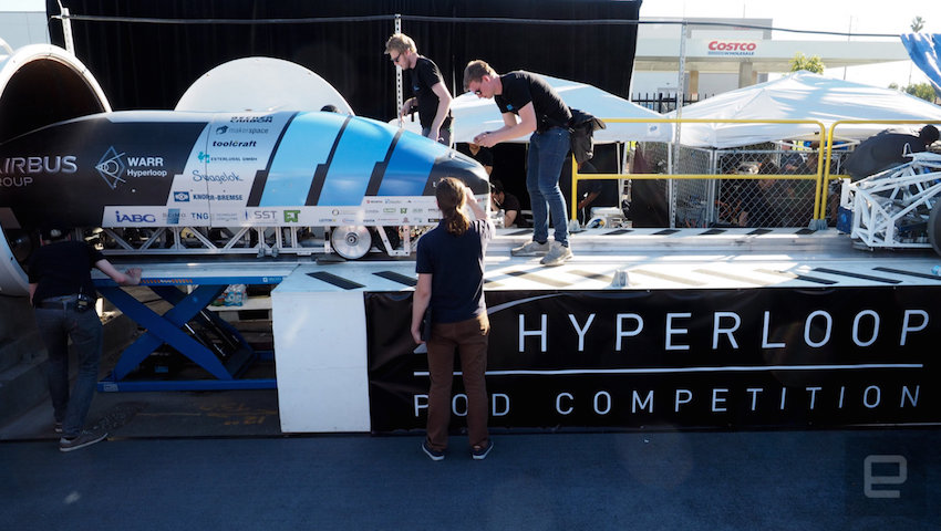 برندگان مسابقه طراحی واگن هایپرلوپ معرفی شدند