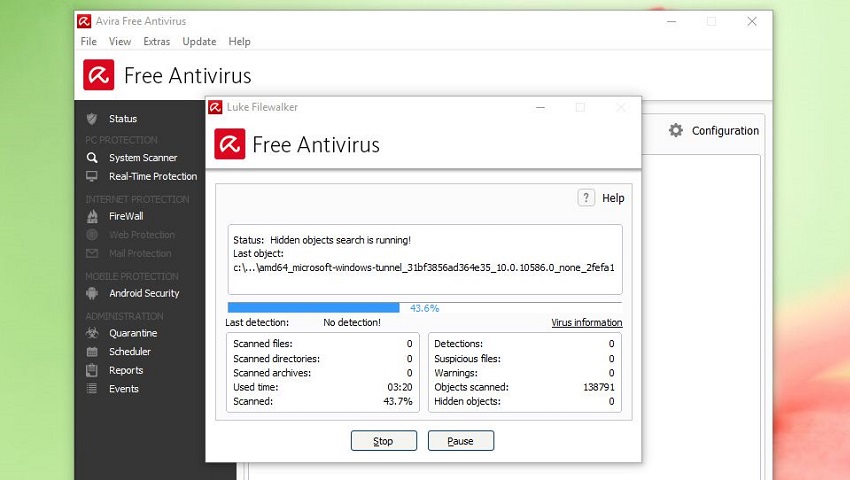 Avira Free Antivirus: بهترین نرم افزار رایگان آنتی ویروس برای ویندوز