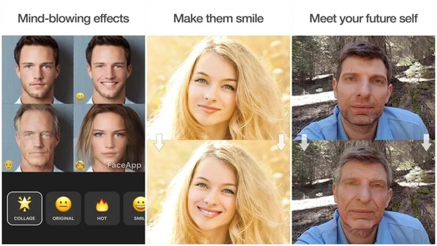 با اپلیکیش FaceApp به چهره خود لبخند ببخشید و مدل پیر و جنس مخالف خود را نیز ببینید!