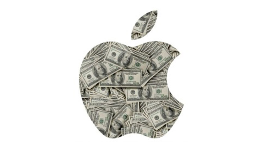 حجم پول نقد اپل