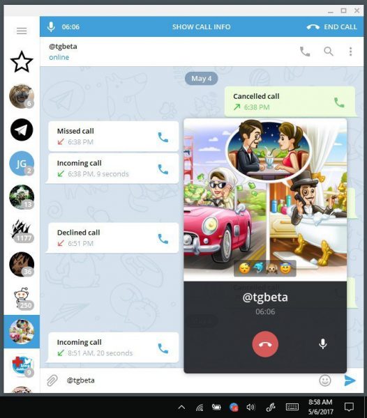 تلگرام دسکتاپ در حال تبدیل شدن به یک رقیب جدی برای اسکایپ است!