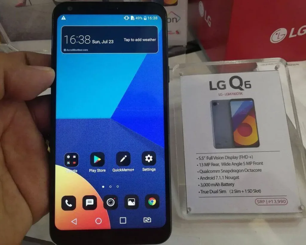 ال جی کیو 6