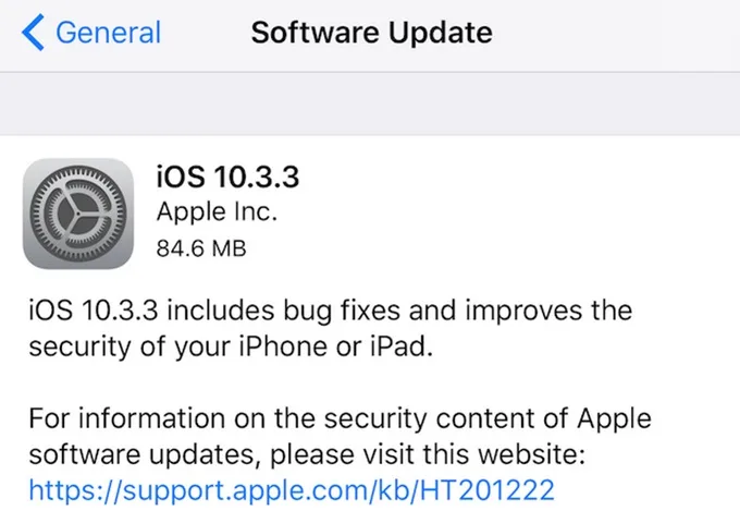 آی او اس 10.3.3