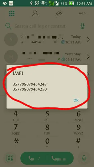نحوه پیدا کردن کد IMEI