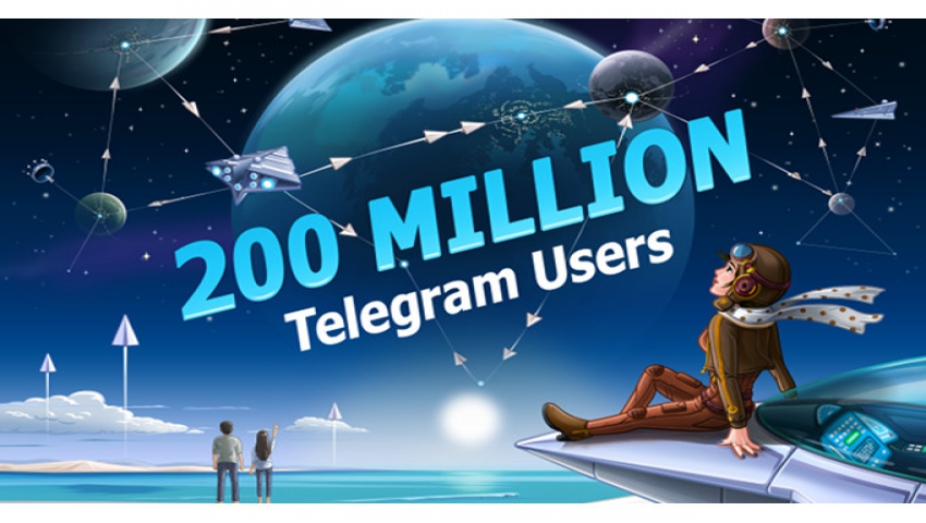 تلگرام به آمار 200 میلیون کاربر دست یافت