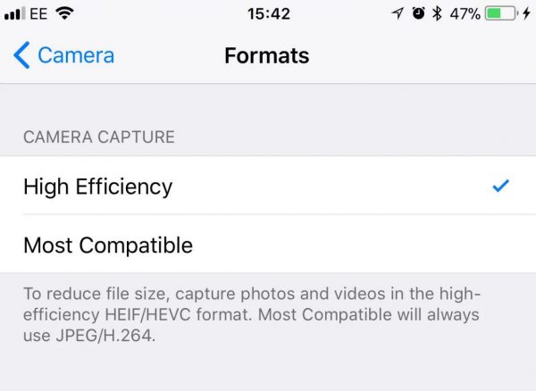 اندروید 9 از فرمتی مشابه با iOS برای عکس‌های خود استفاده خواهد کرد