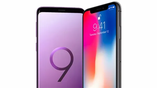 آیفون ایکس و گلکسی اس 9