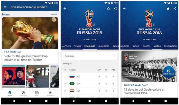 2018 FIFA World Cup Russia™ Official App