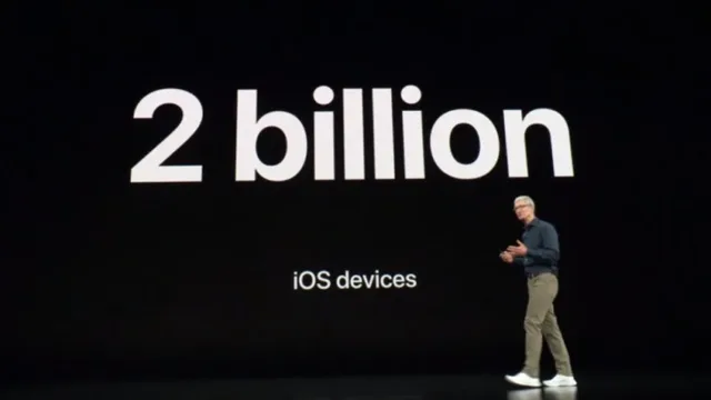 اپل: 2 میلیون دیوایس سیستم عامل iOS را اجرا می‌کند!
