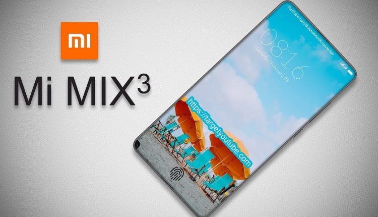 شیائومی می میکس 3 : نخستین گوشی جهان با پردازنده اسنپدراگون 855 و پشتیبانی از 5G