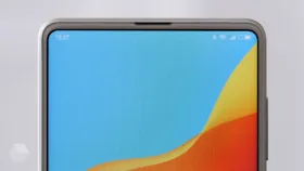 تصویر گوشی شیائومی Mi Mix 3 با طراحی تمام‌صفحه و نمایش لوگوی 5G روی صفحه نمایش آن