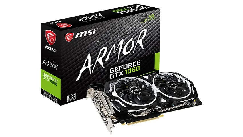 رونمایی MSI از کارت گرافیک GTX 1060 Armor 6GD5X OC