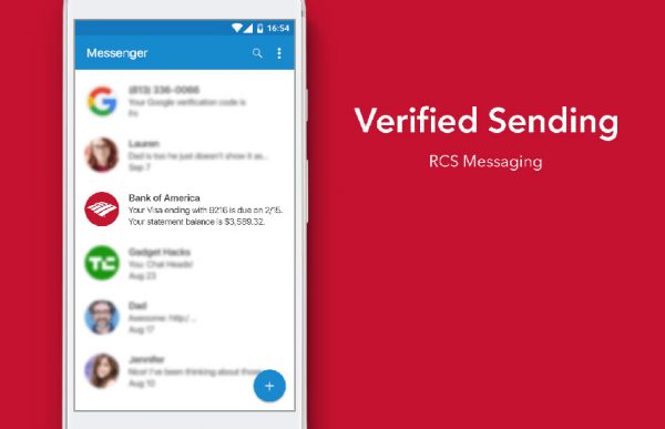 RCS Messaging Verified Sending