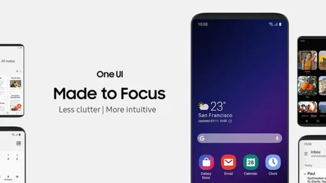 رابط کاربری One UI سامسونگ